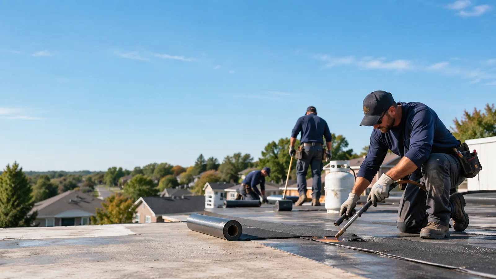 Flat Roof Leak Repair providers in Odin, IL